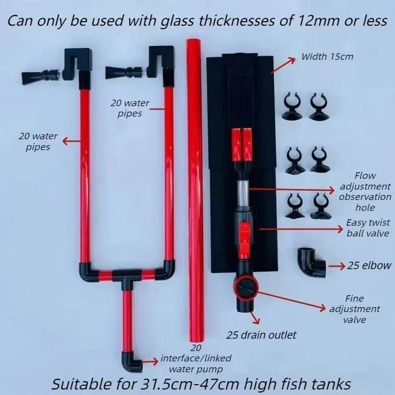 Siphon Aquarium Filter Double  - огляд і ціна Cleaner Fish Aquarium