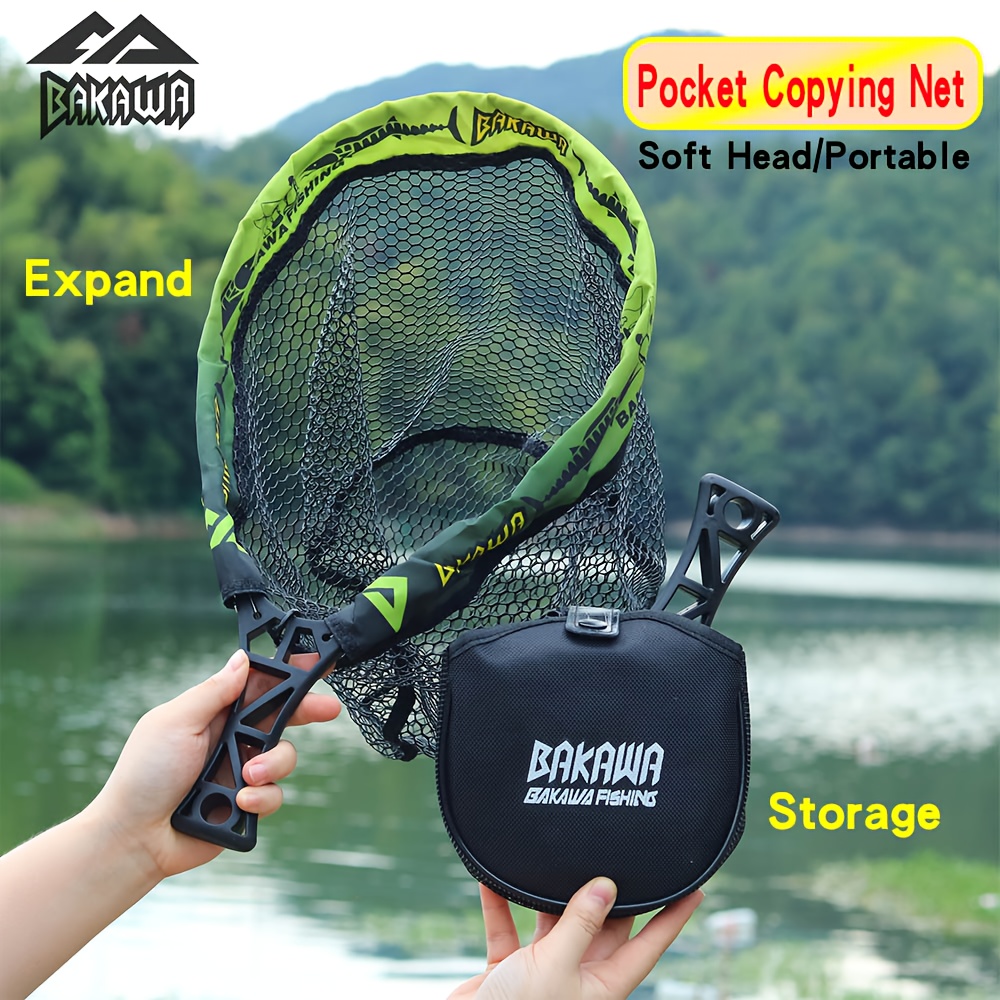 BAKAWA Folding Fishing Net Sho - огляд і ціна Fish Net Handle