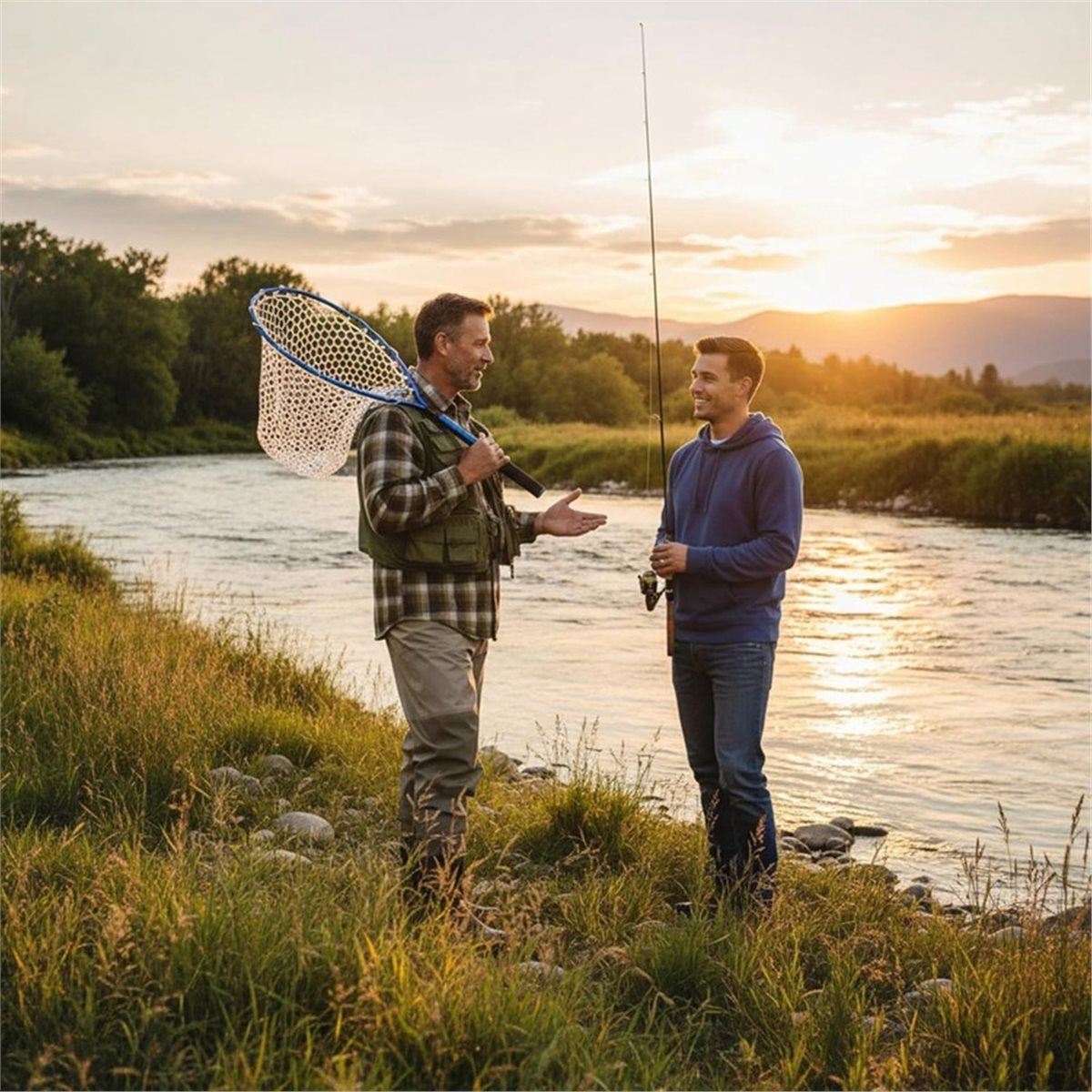 salego 2Pcs Rubber Fishing Net - огляд і ціна Fish Net Handle