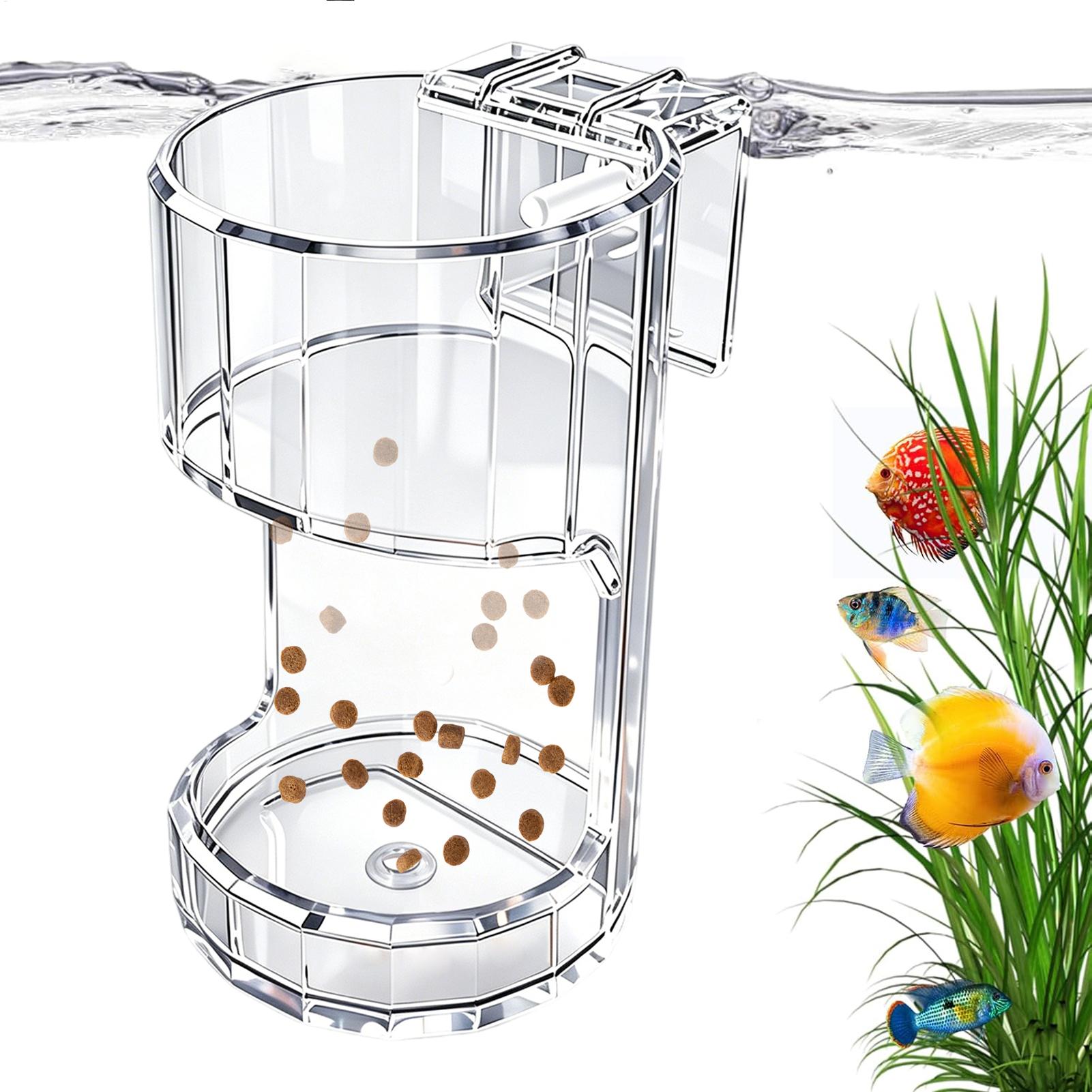 Aquarium Feeding Dish Transpar - огляд і ціна Aquarium Fish Food