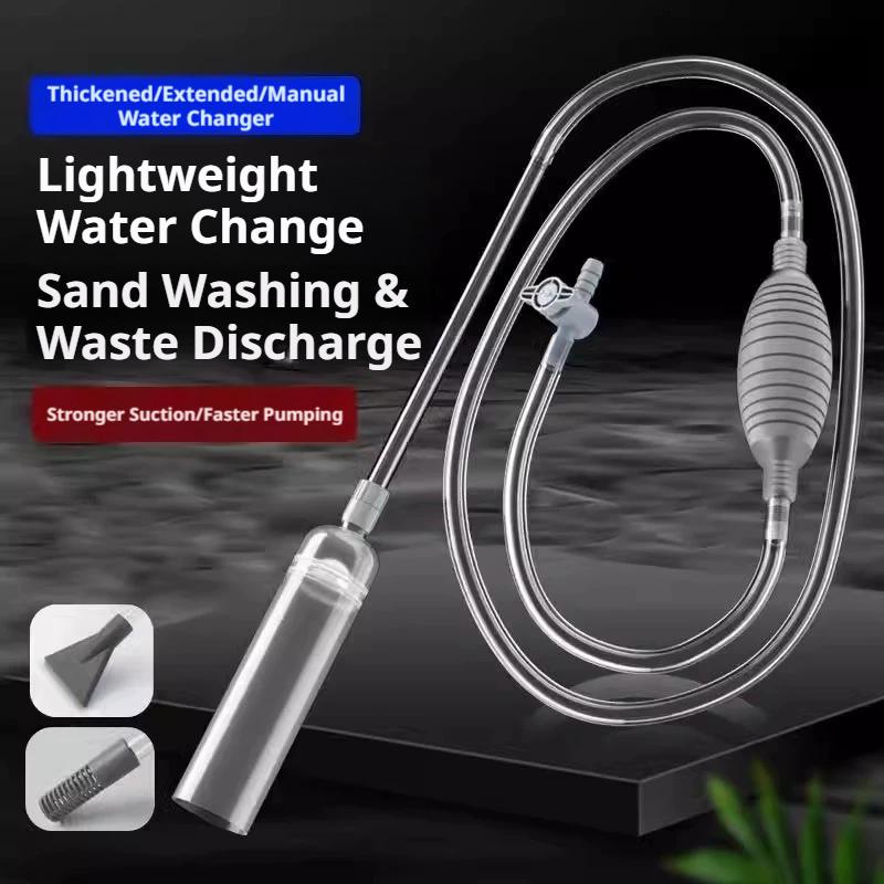 Manual Aquarium Siphon Fish Ta - огляд і ціна Cleaner Fish Aquarium