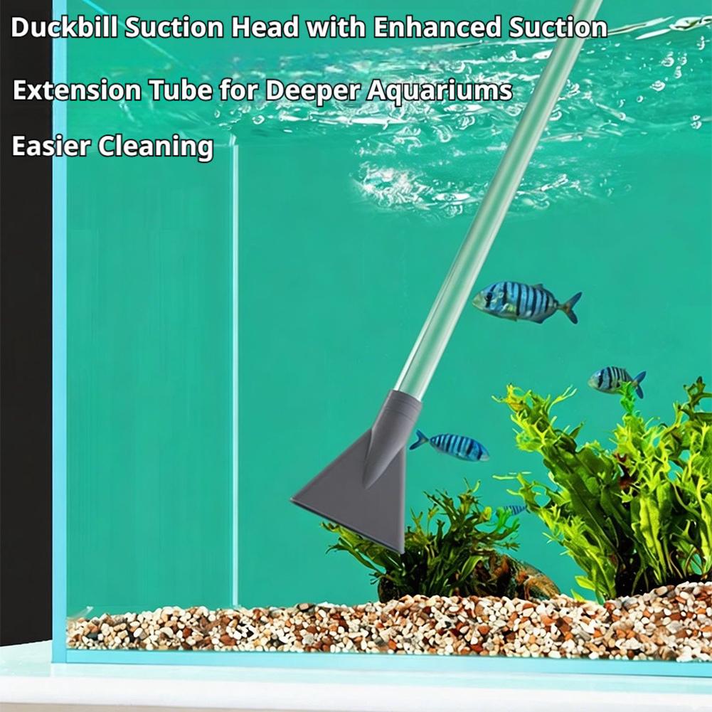 Manual Aquarium Siphon Fish Ta - огляд і ціна Cleaner Fish Aquarium