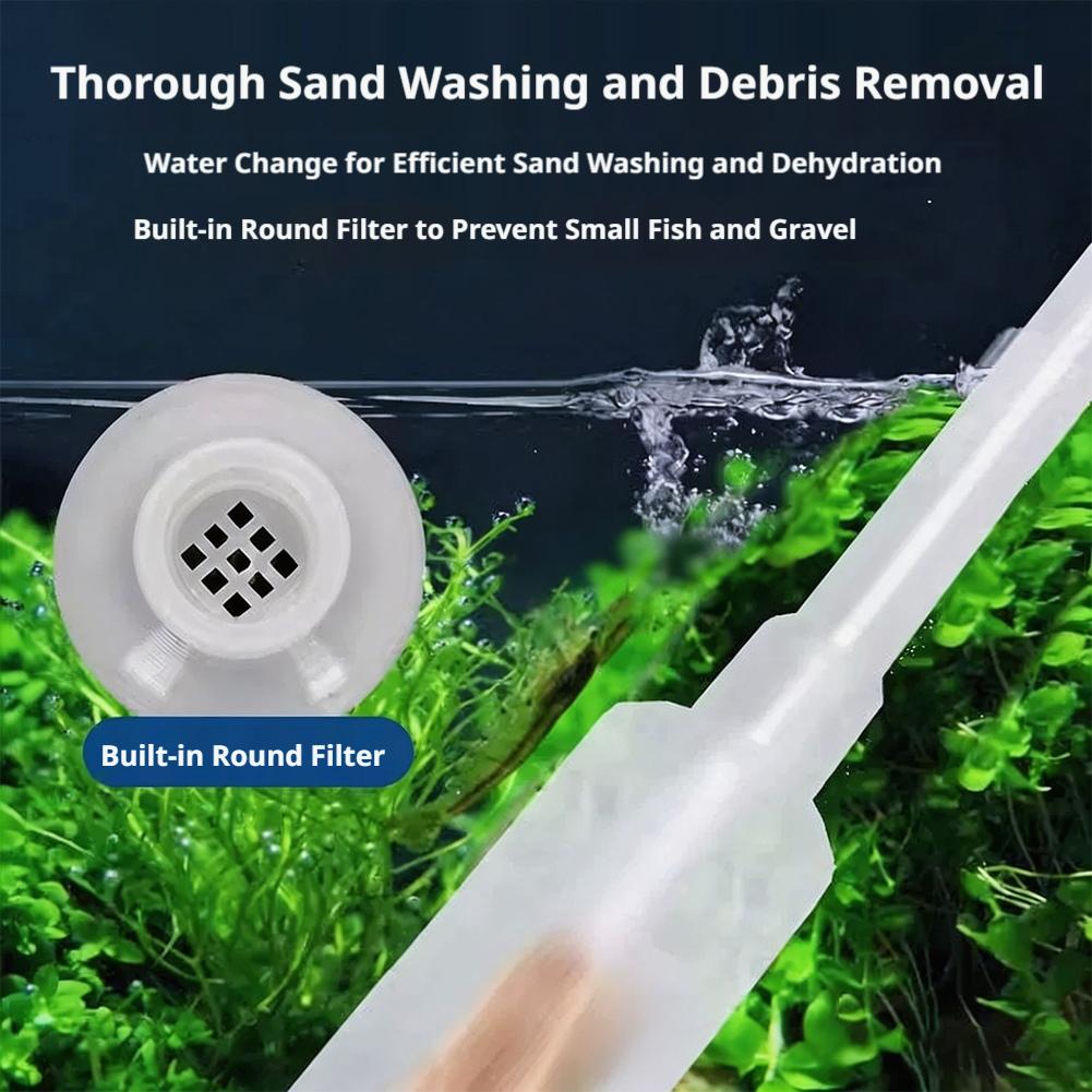 Manual Aquarium Siphon Fish Ta - огляд і ціна Cleaner Fish Aquarium