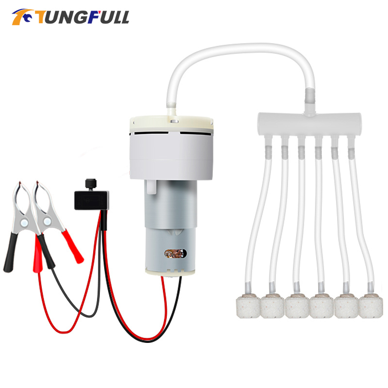 Mini Air Pump DC 12V Oxygen Pu - огляд і ціна Aquarium Fish Electric