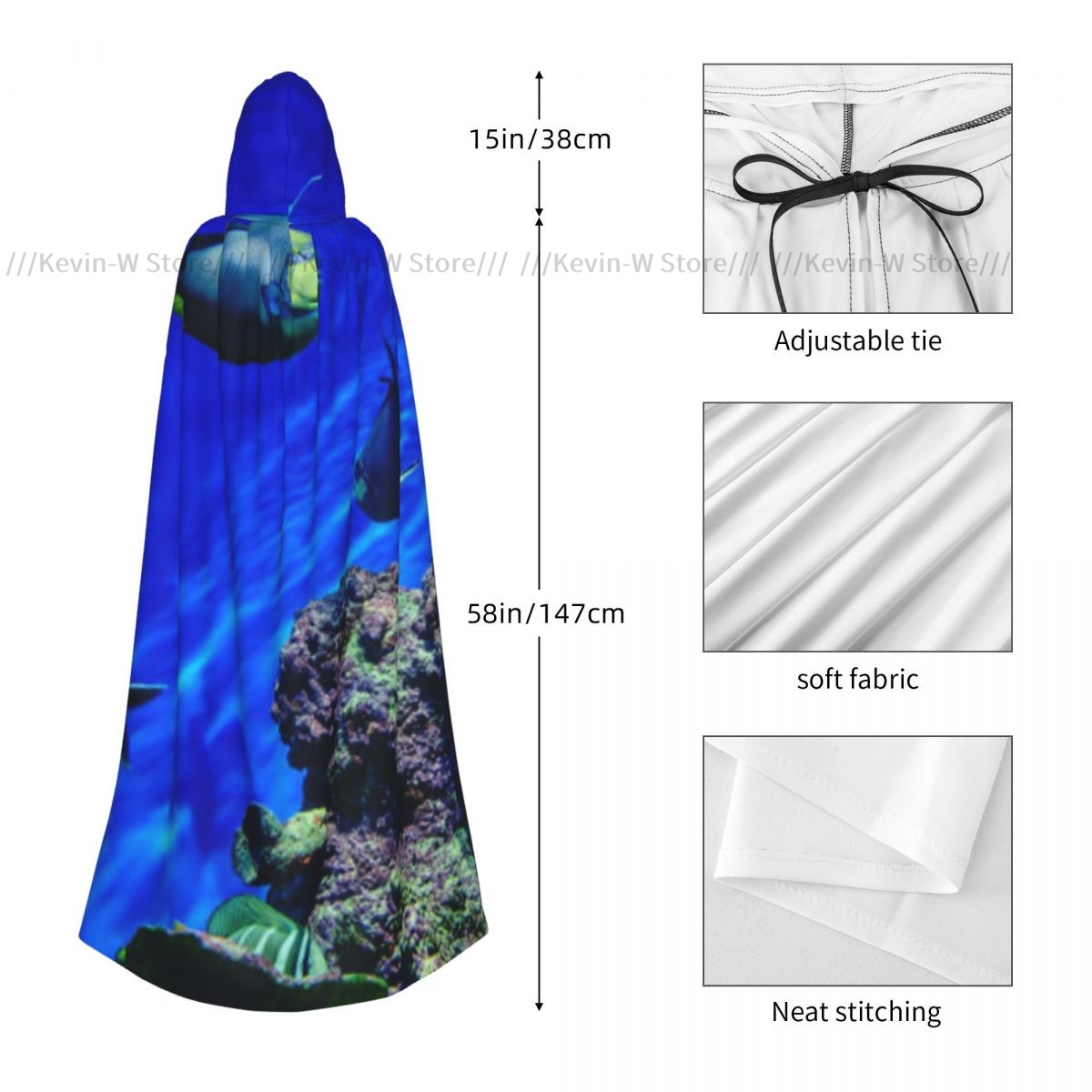 Unisex Witch Party Reversible  - огляд і ціна Aquarium Queen Fish