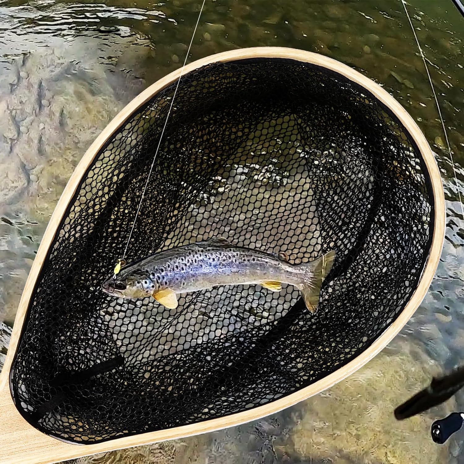 Wooden Fishing Nets with Handl - огляд і ціна Fish Net Handle