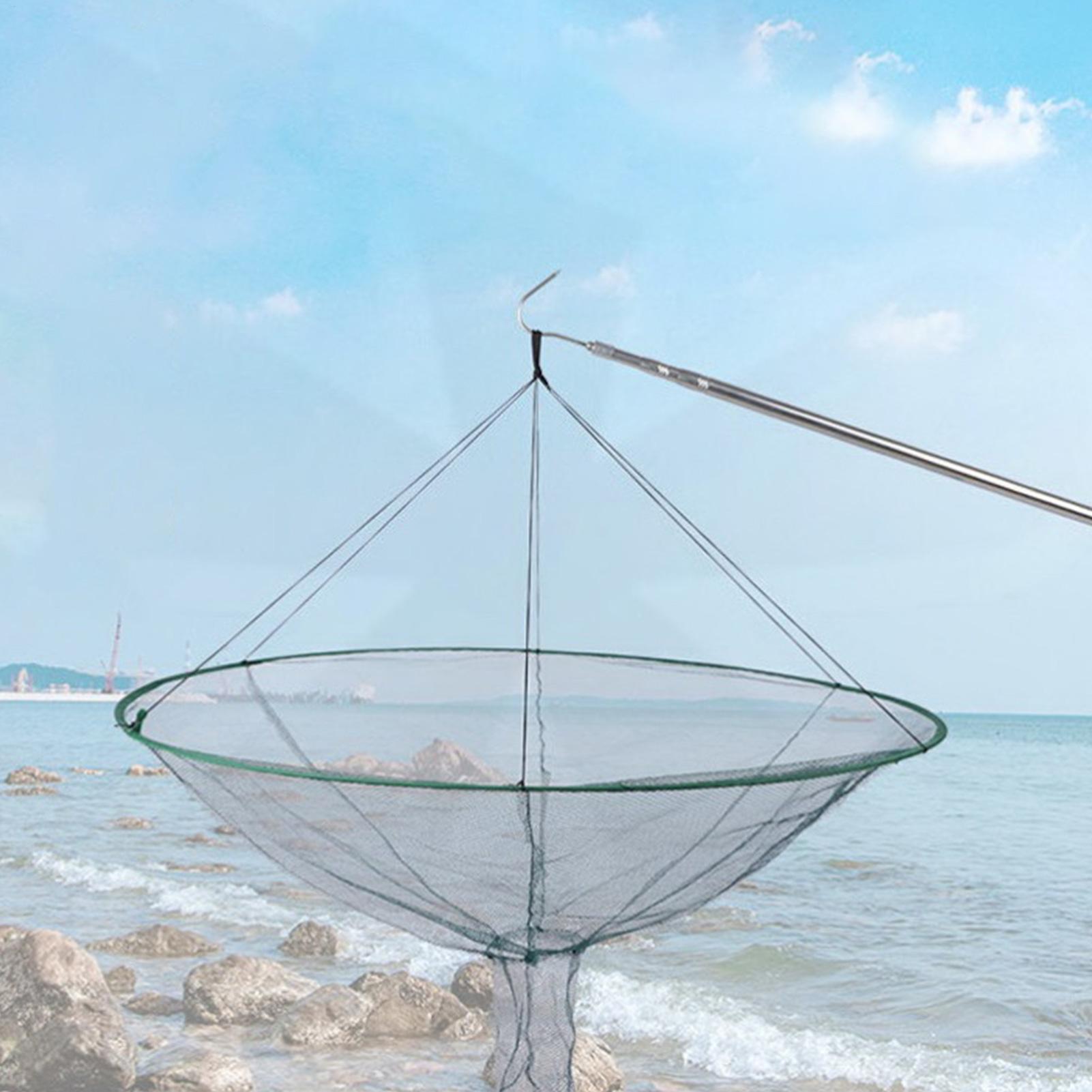 Soft Steel Hoop Pier Fishing N - огляд і ціна Fish Net Handle