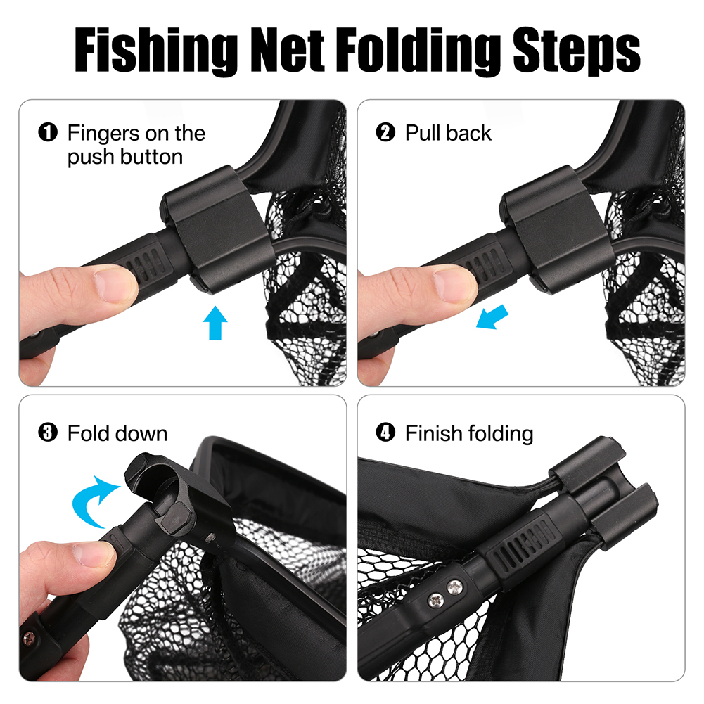 Floating Fishing Net for Fly F - огляд і ціна Fish Net Handle